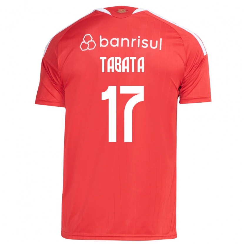 Danxen Herren Bruno Tabata #17 Rot Weiß Heimtrikot Trikot 2026/27 T-Shirt