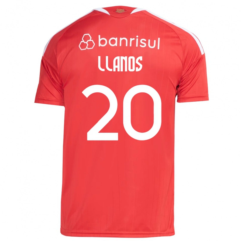 Danxen Herren Pati Llanos #20 Rot Weiß Heimtrikot Trikot 2026/27 T-Shirt