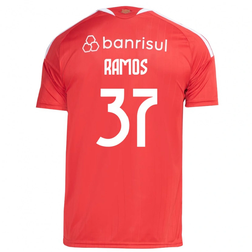 Danxen Herren Lucas Ramos #37 Rot Weiß Heimtrikot Trikot 2026/27 T-Shirt