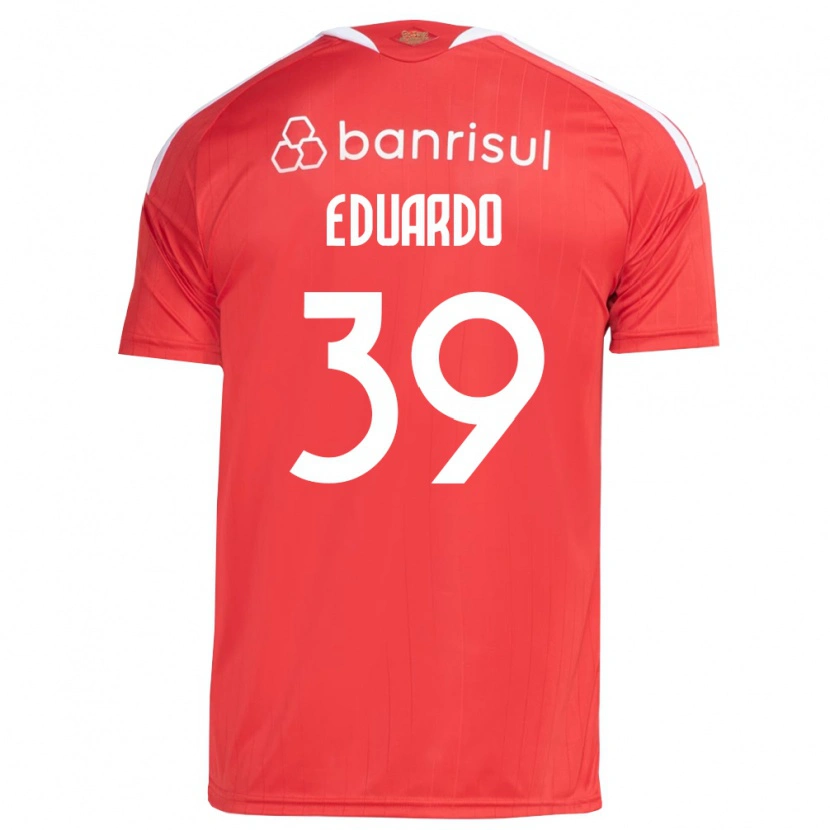 Danxen Herren Carlos Eduardo #39 Rot Weiß Heimtrikot Trikot 2026/27 T-Shirt