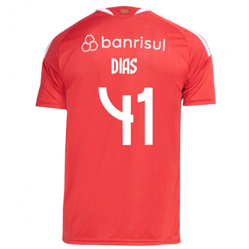 Danxen Herren Matheus Dias #41 Rot Weiß Heimtrikot Trikot 2026/27 T-Shirt