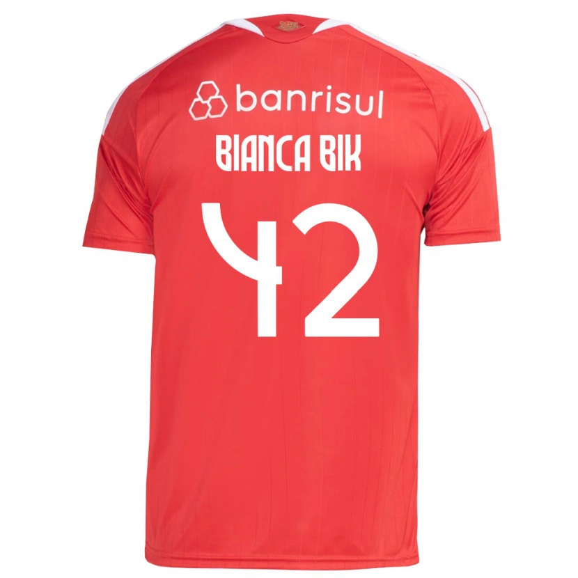 Danxen Herren Bianca Bik #42 Rot Weiß Heimtrikot Trikot 2026/27 T-Shirt
