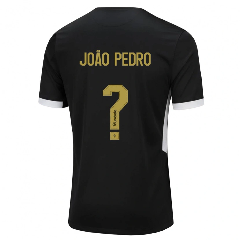 Danxen Herren João Mathias #0 Schwarz Weiß Gelb Heimtrikot Trikot 2026/27 T-Shirt