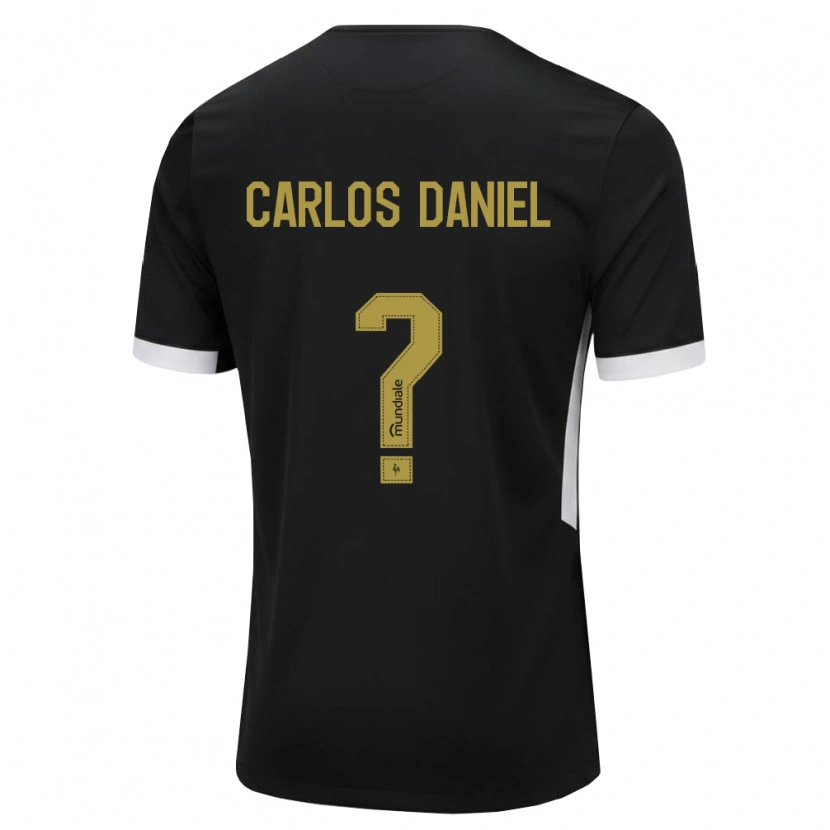 Danxen Herren Carlos Daniel #0 Schwarz Weiß Gelb Heimtrikot Trikot 2026/27 T-Shirt