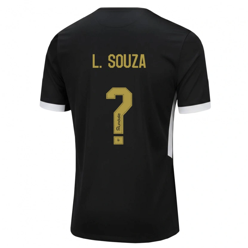 Danxen Herren Lucas Souza #0 Schwarz Weiß Gelb Heimtrikot Trikot 2026/27 T-Shirt