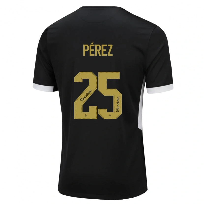 Danxen Herren Tomás Pérez #25 Schwarz Weiß Gelb Heimtrikot Trikot 2026/27 T-Shirt