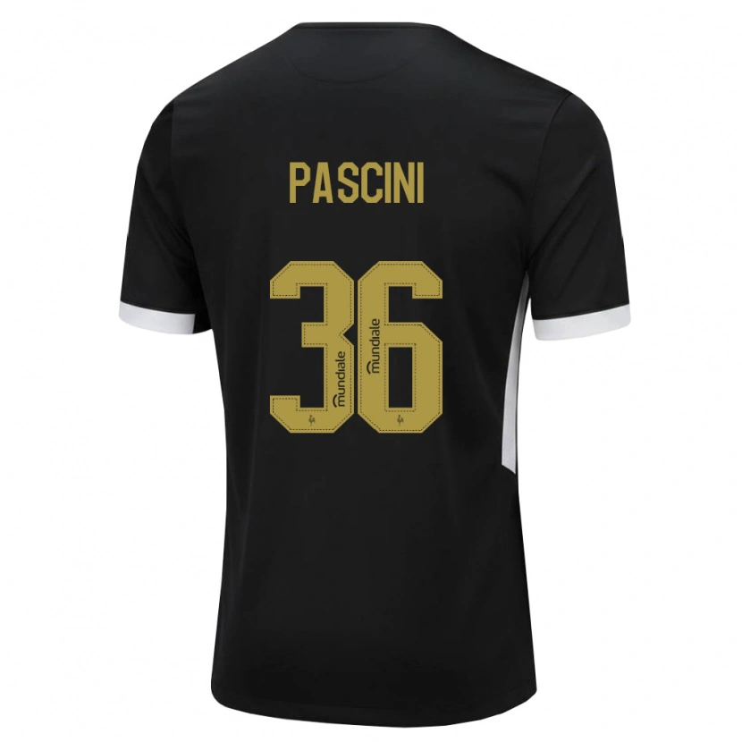 Danxen Herren Kauã Pascini #36 Schwarz Weiß Gelb Heimtrikot Trikot 2026/27 T-Shirt