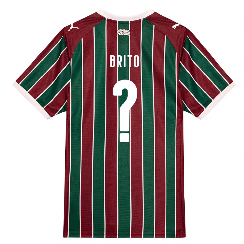 Danxen Herren Luan Brito #0 Grün Burgund Weiß Heimtrikot Trikot 2026/27 T-Shirt