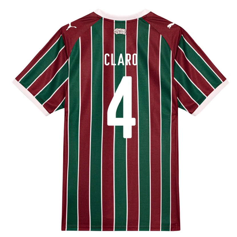 Danxen Herren Luccas Claro #4 Grün Burgund Weiß Heimtrikot Trikot 2026/27 T-Shirt