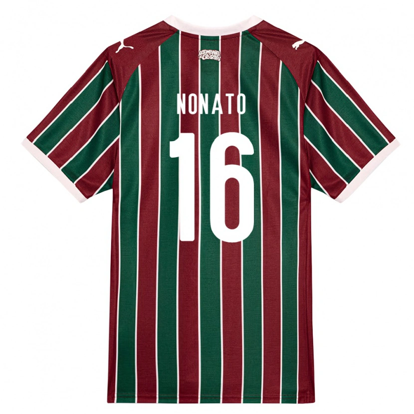 Danxen Herren Gustavo Nonato Santana #16 Grün Burgund Weiß Heimtrikot Trikot 2026/27 T-Shirt