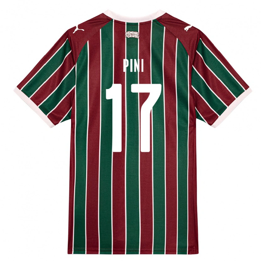 Danxen Herren Camila Pini #17 Grün Burgund Weiß Heimtrikot Trikot 2026/27 T-Shirt