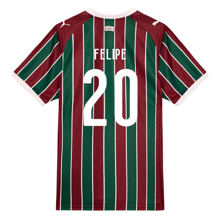 Danxen Herren Yago Felipe #20 Grün Burgund Weiß Heimtrikot Trikot 2026/27 T-Shirt