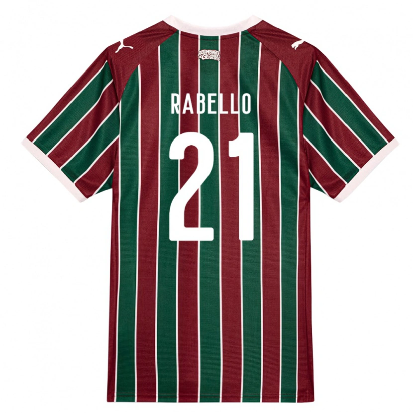 Danxen Herren Igor Rabello #21 Grün Burgund Weiß Heimtrikot Trikot 2026/27 T-Shirt