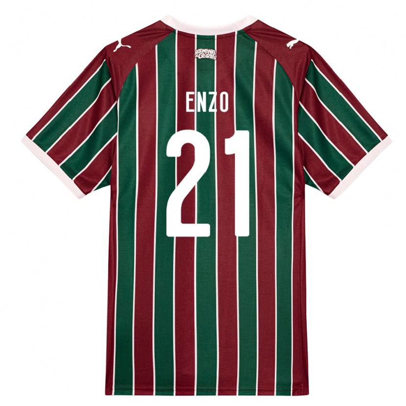 Danxen Herren Enzo Munerato Sene #21 Grün Burgund Weiß Heimtrikot Trikot 2026/27 T-Shirt