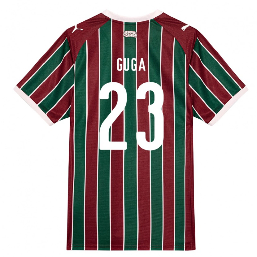 Danxen Herren Guga #23 Grün Burgund Weiß Heimtrikot Trikot 2026/27 T-Shirt