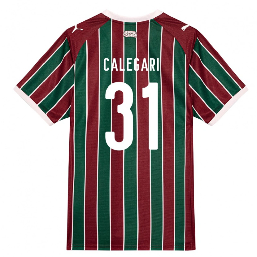 Danxen Herren Calegari #31 Grün Burgund Weiß Heimtrikot Trikot 2026/27 T-Shirt