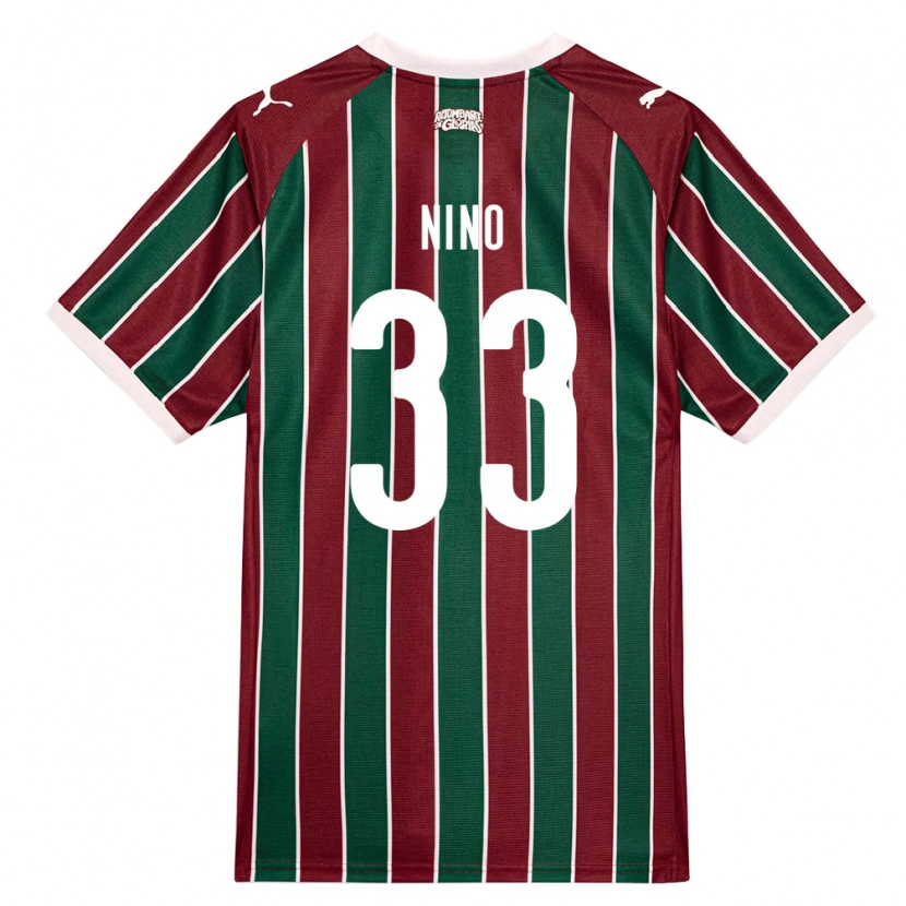 Danxen Herren Nino #33 Grün Burgund Weiß Heimtrikot Trikot 2026/27 T-Shirt