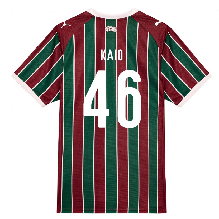 Danxen Herren Kaio Borges Correa #46 Grün Burgund Weiß Heimtrikot Trikot 2026/27 T-Shirt