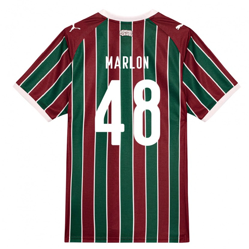 Danxen Herren Marlon Almeida Da Silva Ignacio #48 Grün Burgund Weiß Heimtrikot Trikot 2026/27 T-Shirt