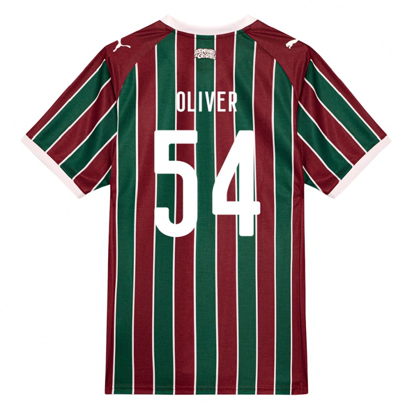 Danxen Herren Oliver Martins #54 Grün Burgund Weiß Heimtrikot Trikot 2026/27 T-Shirt