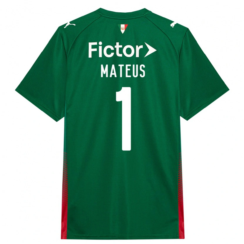 Danxen Herren Mateus #1 Grün Rot Weiß Heimtrikot Trikot 2026/27 T-Shirt