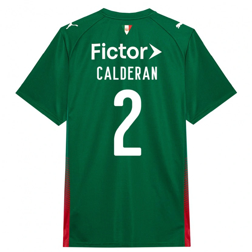 Danxen Herren Bruna Calderan #2 Grün Rot Weiß Heimtrikot Trikot 2026/27 T-Shirt