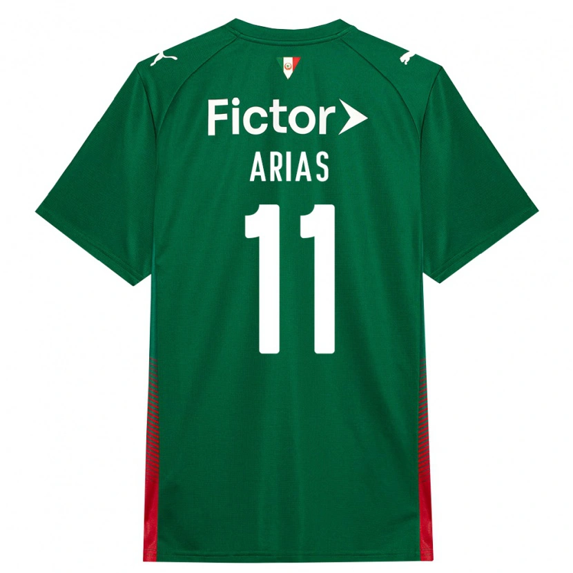 Danxen Herren Jhon Arias #11 Grün Rot Weiß Heimtrikot Trikot 2026/27 T-Shirt