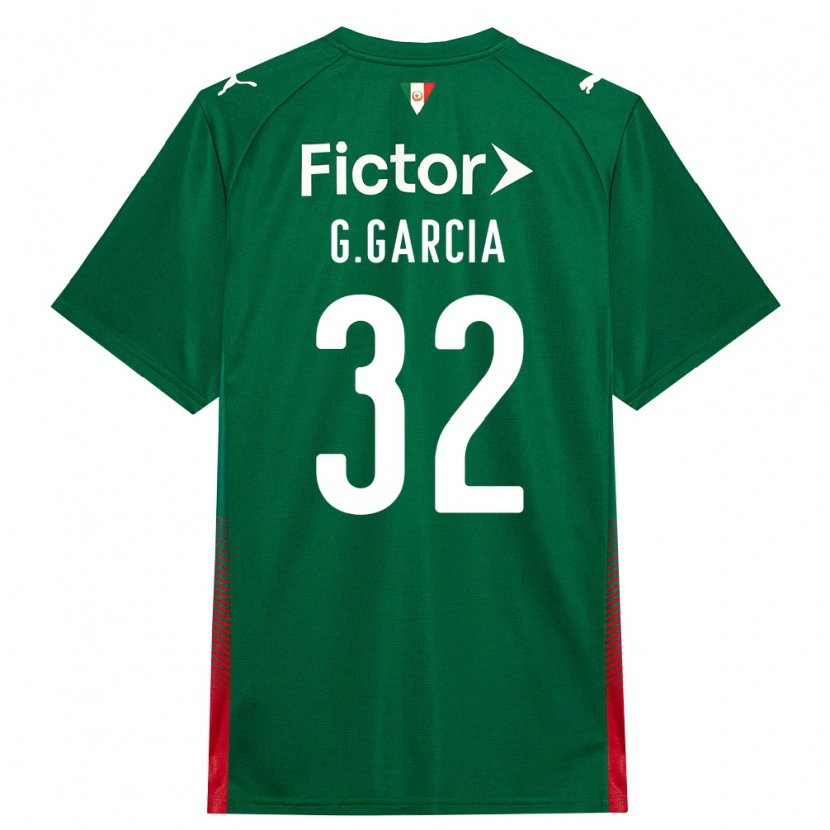 Danxen Herren Gustavo Garcia #32 Grün Rot Weiß Heimtrikot Trikot 2026/27 T-Shirt