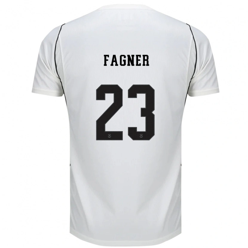 Danxen Herren Fagner #23 Weiß Schwarz Rot Heimtrikot Trikot 2026/27 T-Shirt