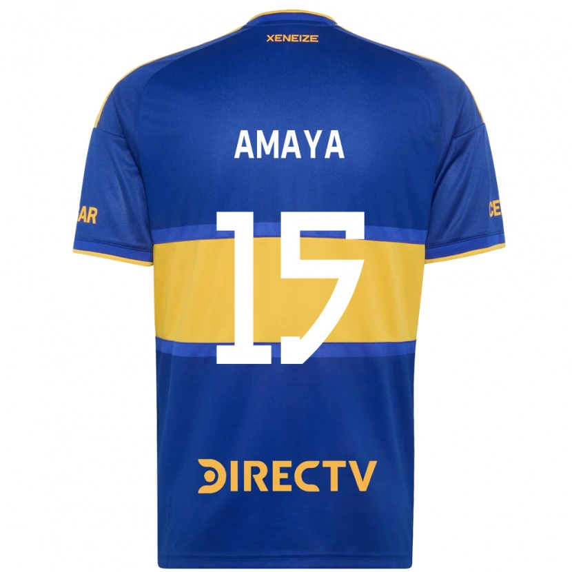 Danxen Herren Facundo Amaya #15 Königsblau Gelb Heimtrikot Trikot 2026/27 T-Shirt