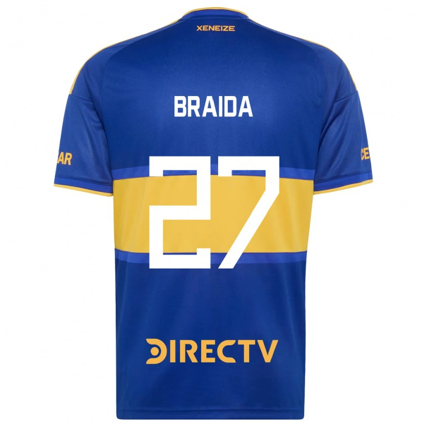 Danxen Herren Malcom Braida #27 Königsblau Gelb Heimtrikot Trikot 2026/27 T-Shirt