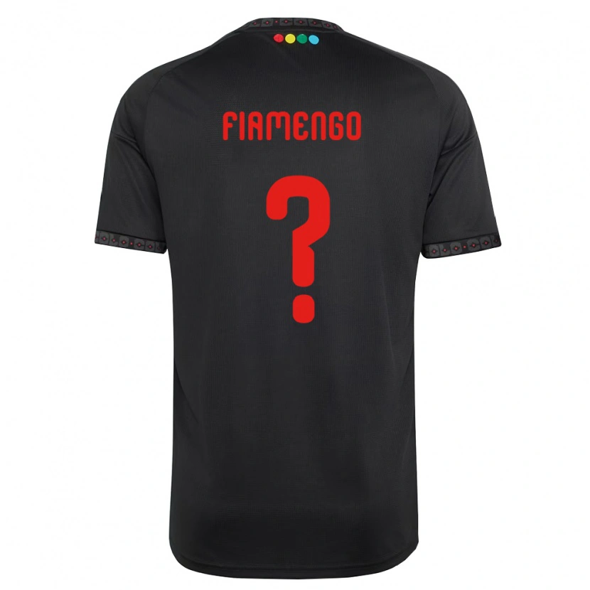 Danxen Herren Darko Fiamengo #0 Schwarz Rot Auswärtstrikot Trikot 2026/27 T-Shirt