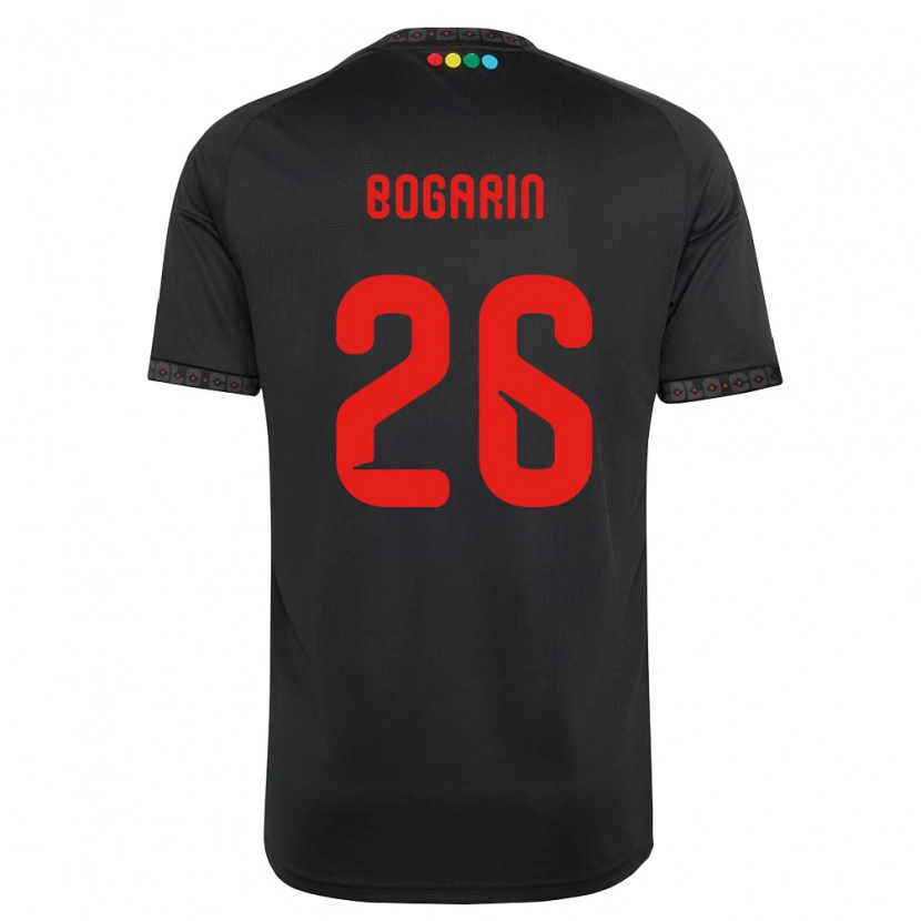 Danxen Herren Dahiana Bogarín #26 Schwarz Rot Auswärtstrikot Trikot 2026/27 T-Shirt