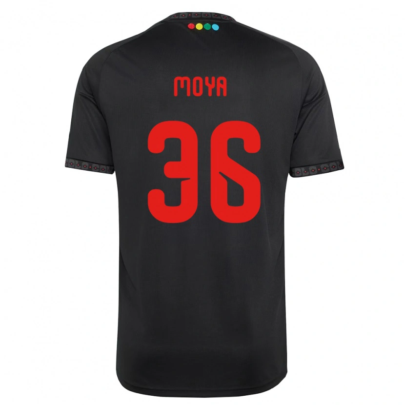 Danxen Herren Matías Moya G. #36 Schwarz Rot Auswärtstrikot Trikot 2026/27 T-Shirt