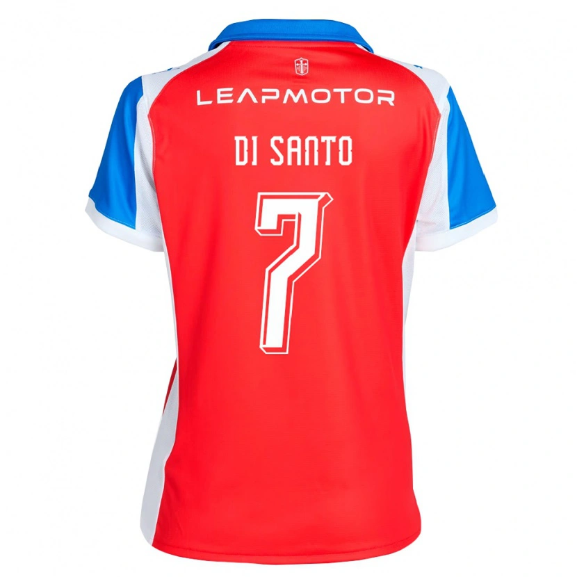 Danxen Herren Franco Di Santo #7 Rot Blau Auswärtstrikot Trikot 2026/27 T-Shirt