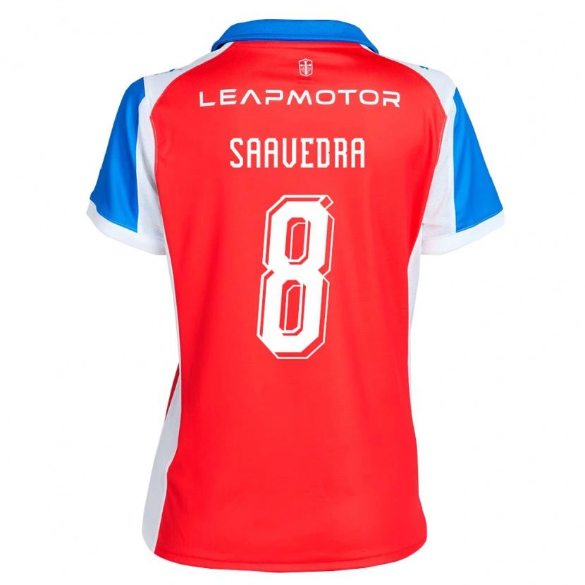 Danxen Herren Ignacio Saavedra #8 Rot Blau Auswärtstrikot Trikot 2026/27 T-Shirt
