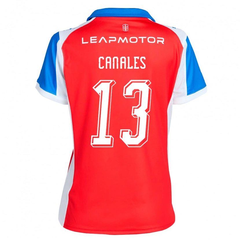 Danxen Herren Alfred Canales #13 Rot Blau Auswärtstrikot Trikot 2026/27 T-Shirt
