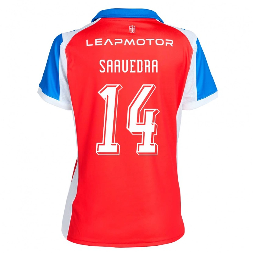 Danxen Herren Danilo Saavedra #14 Rot Blau Auswärtstrikot Trikot 2026/27 T-Shirt