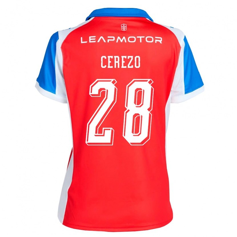 Danxen Herren Bernardo Cerezo #28 Rot Blau Auswärtstrikot Trikot 2026/27 T-Shirt
