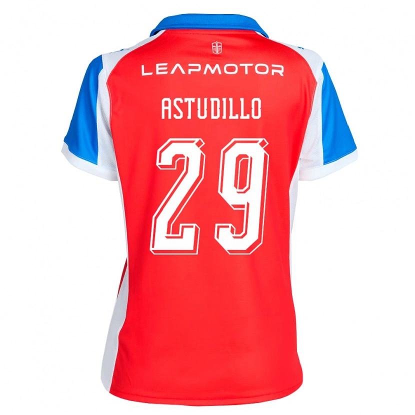 Danxen Herren Aaron Astudillo #29 Rot Blau Auswärtstrikot Trikot 2026/27 T-Shirt