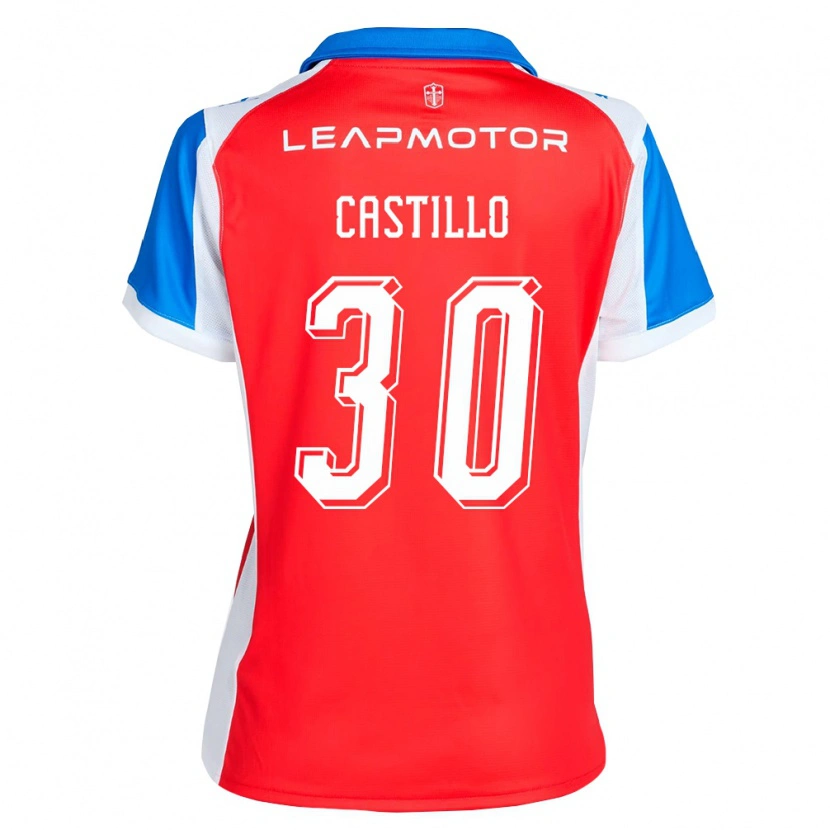 Danxen Herren Nicolas Castillo #30 Rot Blau Auswärtstrikot Trikot 2026/27 T-Shirt