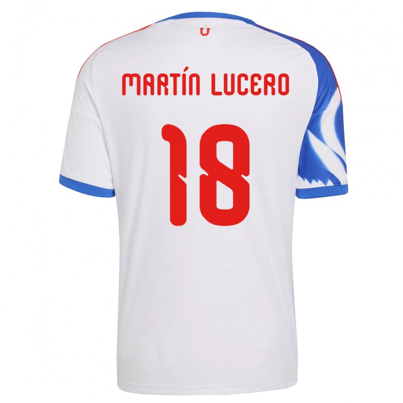Danxen Herren Juan Martín Lucero #18 Weiß Marineblau Auswärtstrikot Trikot 2026/27 T-Shirt