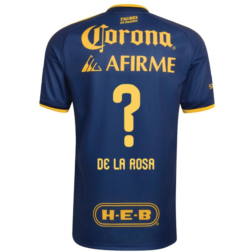Danxen Herren Luis De La Rosa #0 Königsblau Gelb Auswärtstrikot Trikot 2026/27 T-Shirt