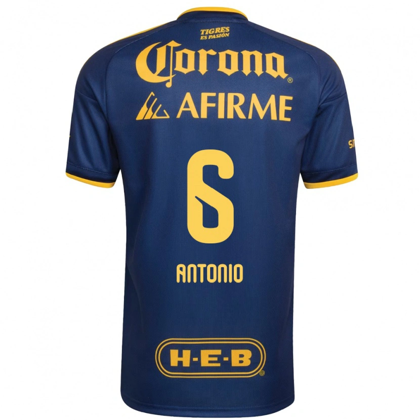 Danxen Herren Nancy Antonio #6 Königsblau Gelb Auswärtstrikot Trikot 2026/27 T-Shirt