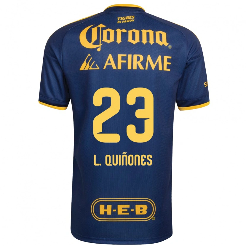 Danxen Herren Luis Quinones #23 Königsblau Gelb Auswärtstrikot Trikot 2026/27 T-Shirt
