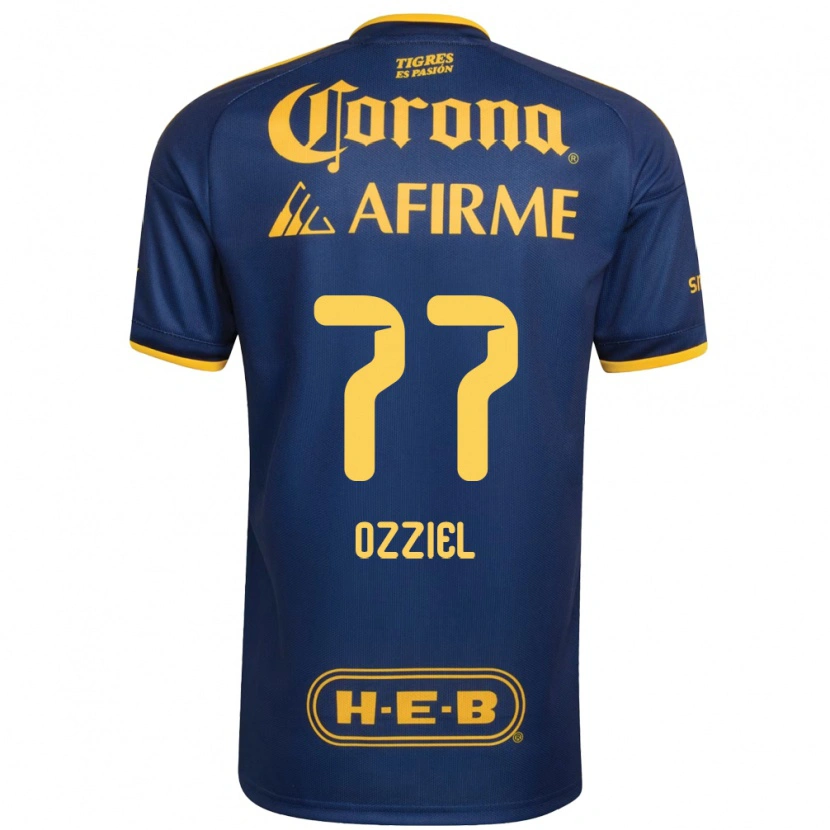 Danxen Herren Ozziel Herrera #77 Königsblau Gelb Auswärtstrikot Trikot 2026/27 T-Shirt