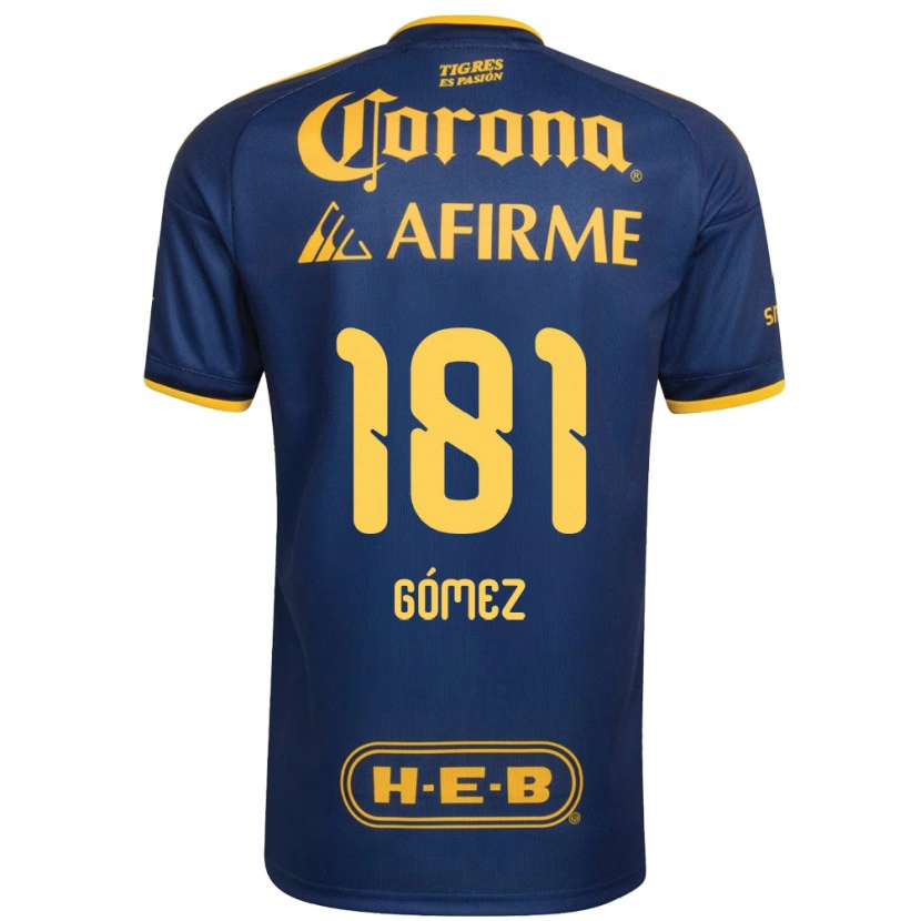 Danxen Herren Luis Gómez #181 Königsblau Gelb Auswärtstrikot Trikot 2026/27 T-Shirt