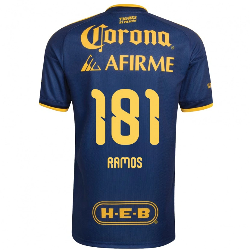Danxen Herren Anthony Ramos #181 Königsblau Gelb Auswärtstrikot Trikot 2026/27 T-Shirt
