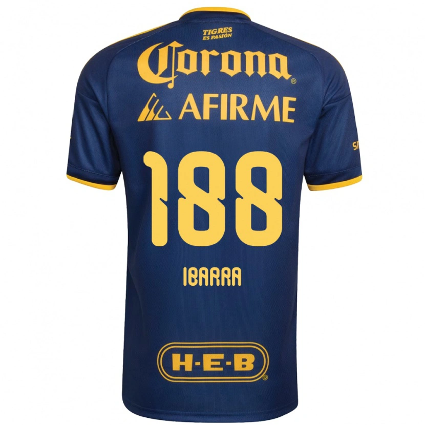 Danxen Herren Juan Ibarra #188 Königsblau Gelb Auswärtstrikot Trikot 2026/27 T-Shirt