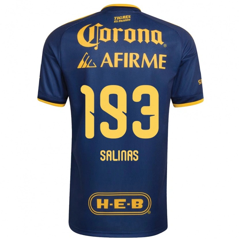 Danxen Herren Marcelo Salinas #193 Königsblau Gelb Auswärtstrikot Trikot 2026/27 T-Shirt